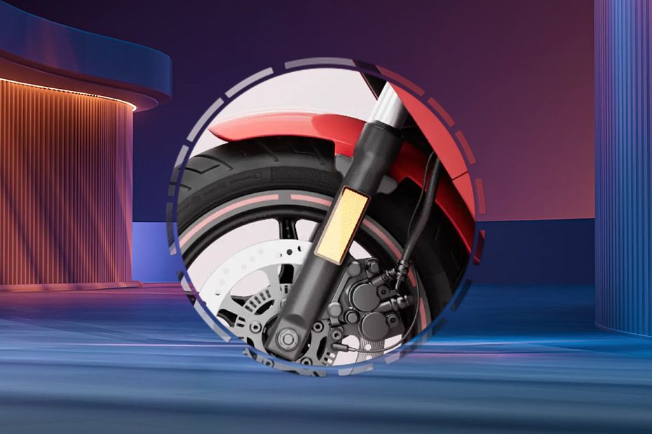 Front Suspension View of S1 Pro Plus