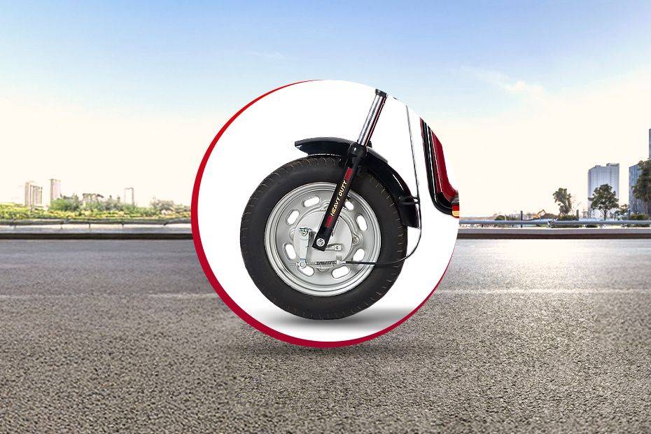 Front Tyre View of Veeru