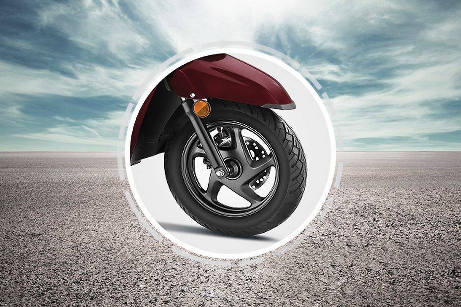 Front Tyre View of Activa 125