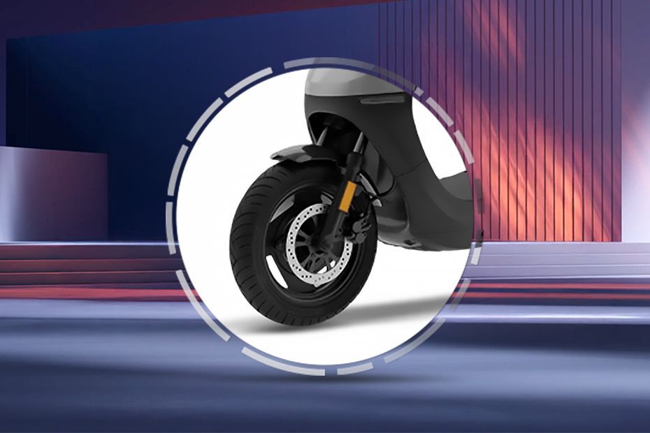 Front Tyre View of S1 X Plus