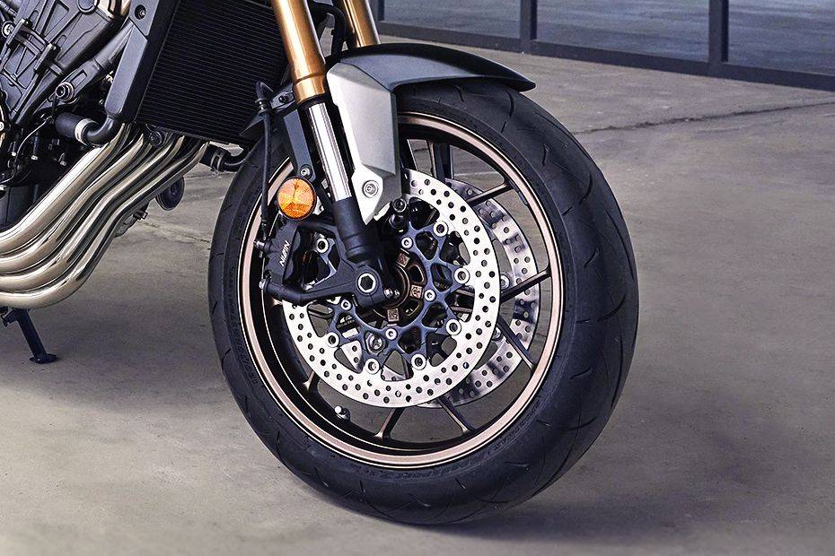 Front Tyre View of CB650R