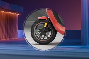 Front Tyre View of S1 Pro Plus