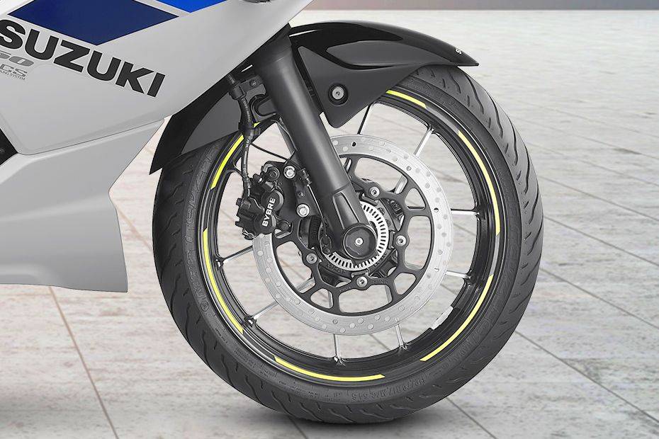 Front Tyre View of Gixxer 250