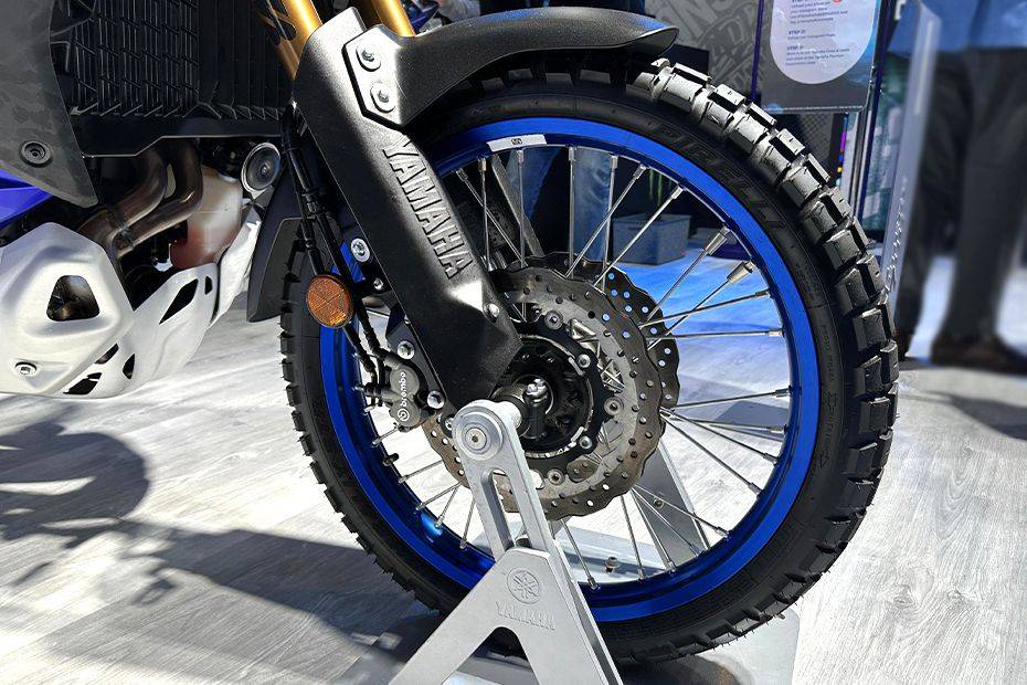 Front Tyre View of Tenere 700