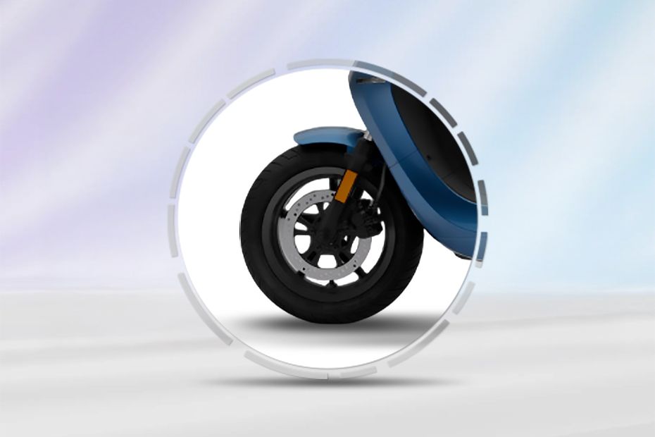 Front Tyre View of S1 Pro