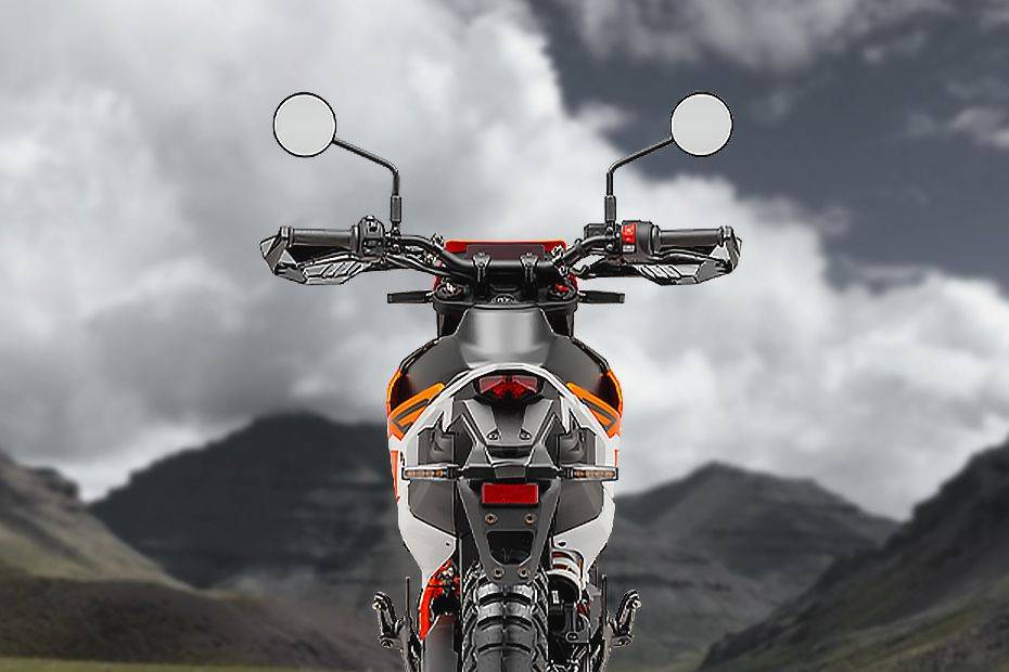 Handle Bar View of 390 Enduro R