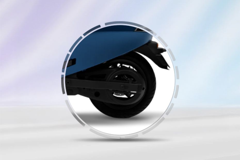 Rear Tyre View of S1 Pro