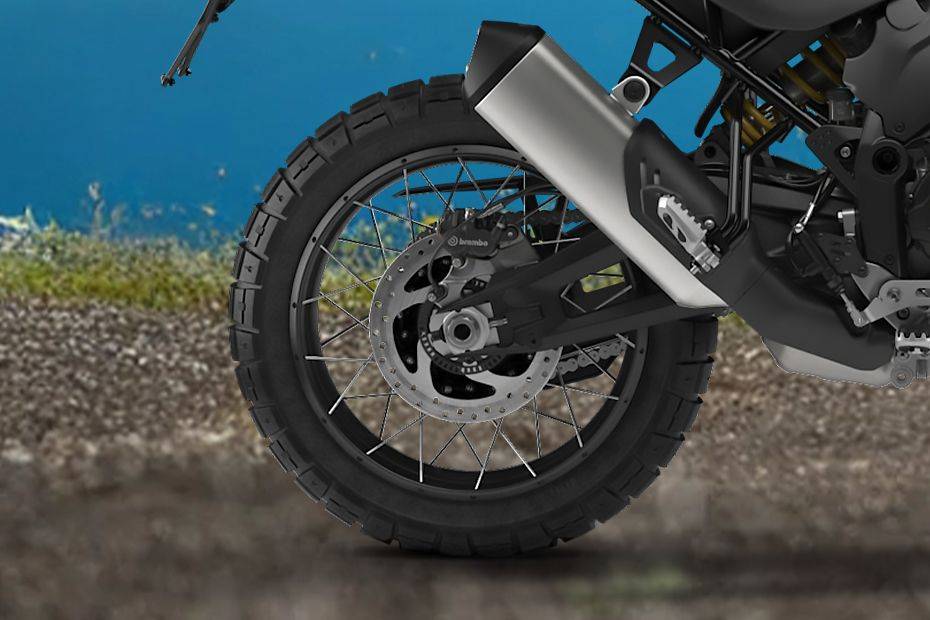 Rear Tyre View of 2025 DesertX