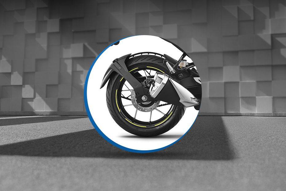 Rear Tyre View of Gixxer 250