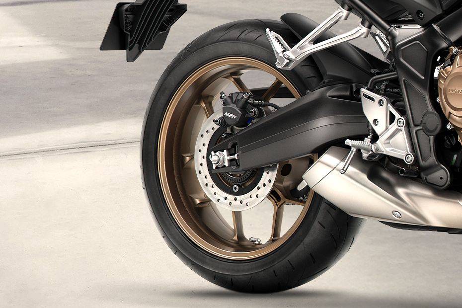 Rear Tyre View of CB650R