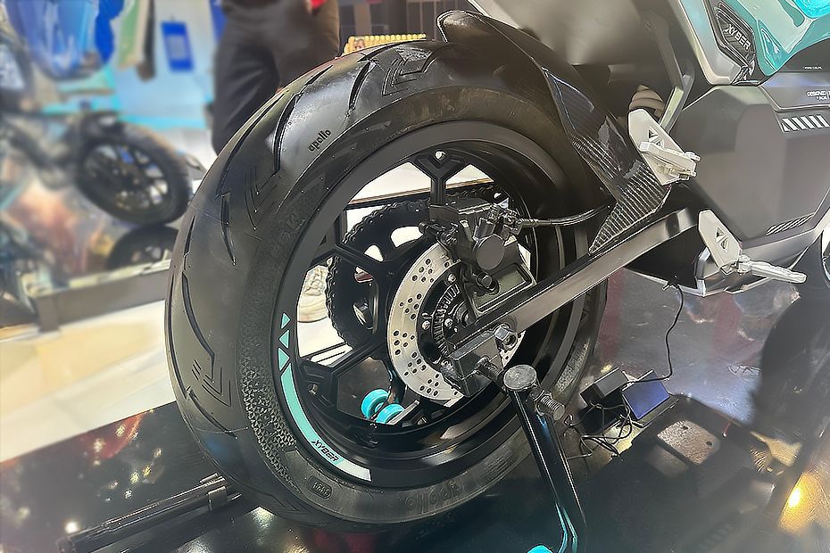 Rear Tyre View of Xyber