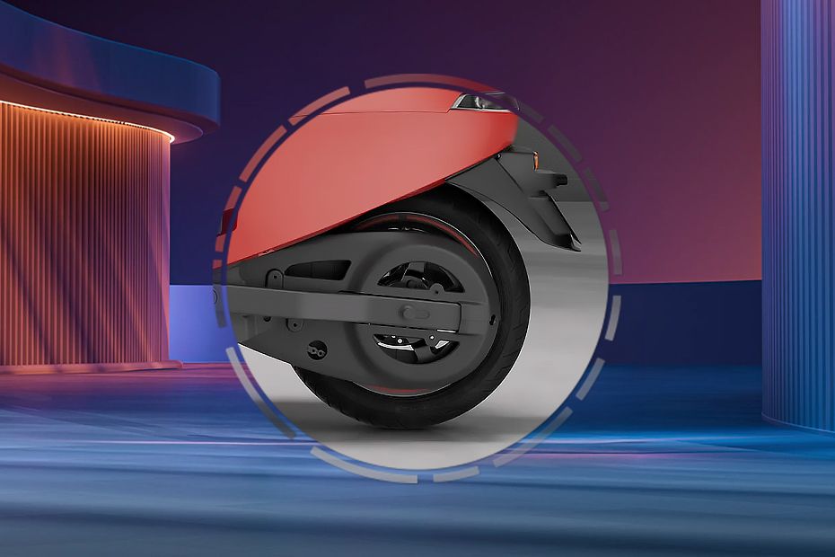 Rear Tyre View of S1 Pro Plus