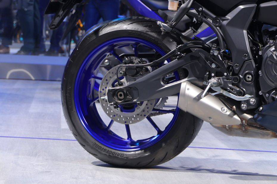 Rear Tyre View of R7