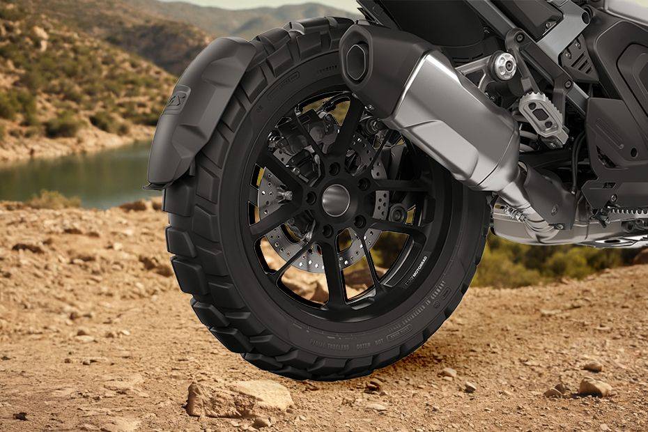 Rear Tyre View of R 1300 GS Adventure