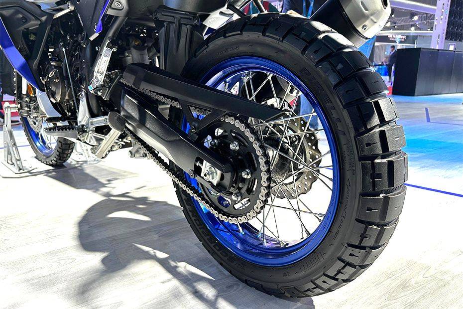 Rear Tyre View of Tenere 700