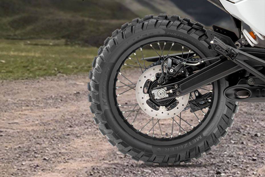 Rear Tyre View of 390 Enduro R