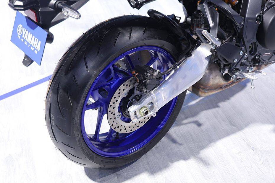 Rear Tyre View of MT-09