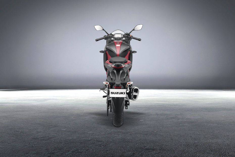 Rear View of Gixxer SF 250 Flex Fuel