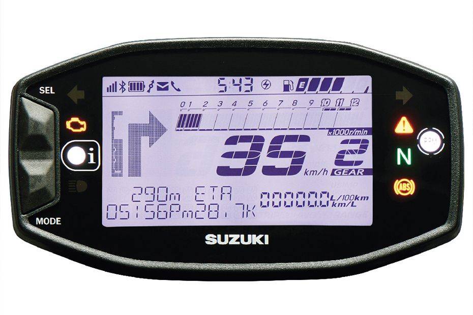 Speedometer of Gixxer