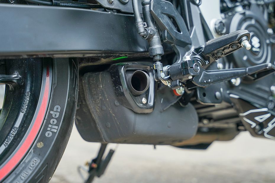 Exhaust View of Pulsar NS400Z