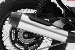 Exhaust View of Bantam 350