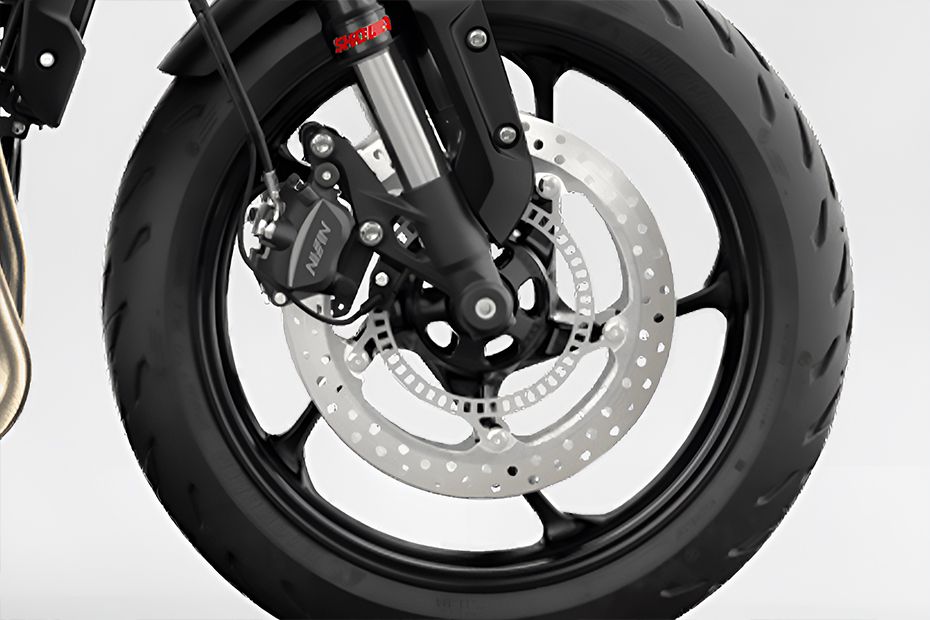 Front Brake View of 2025 Trident 660