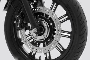Front Brake View of Bantam 350