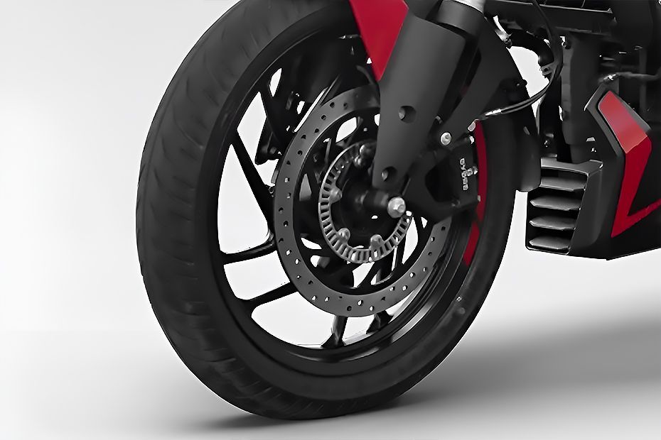 Front Brake View of Dominar 250