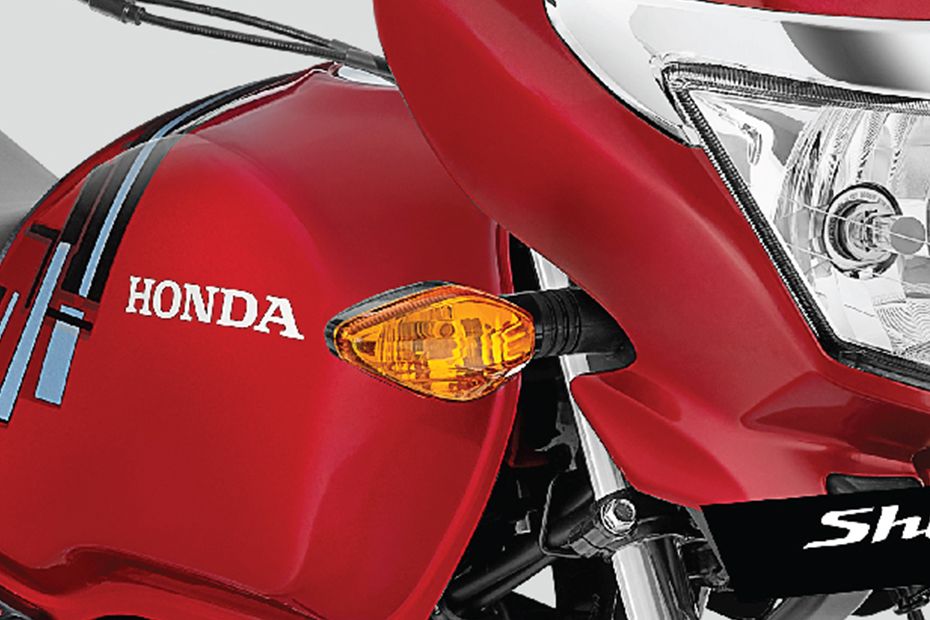 Front Indicator View of Shine 100 DX