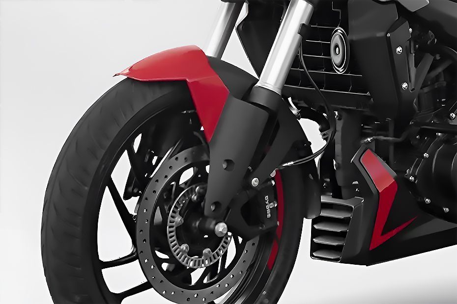 Front Suspension View of Dominar 250