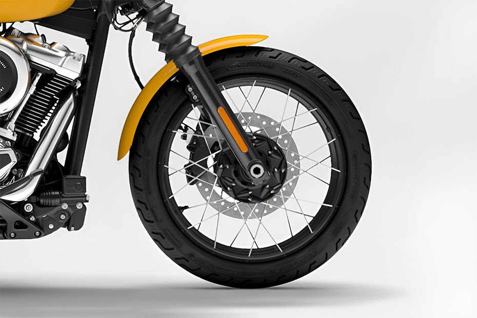 Front Tyre View of Street Bob