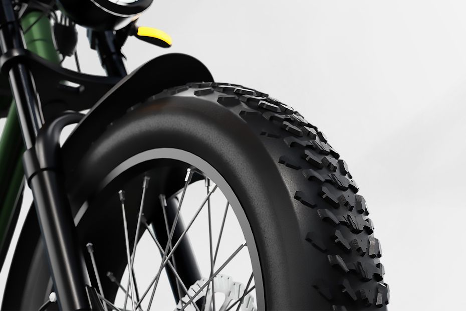 Front Tyre View of Ranger