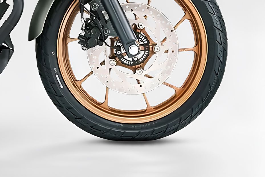 Front Tyre View of FZ-X Hybrid