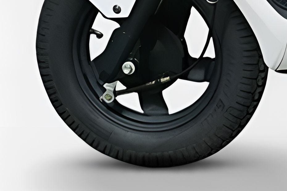 Front Tyre View of E-Zap Dx