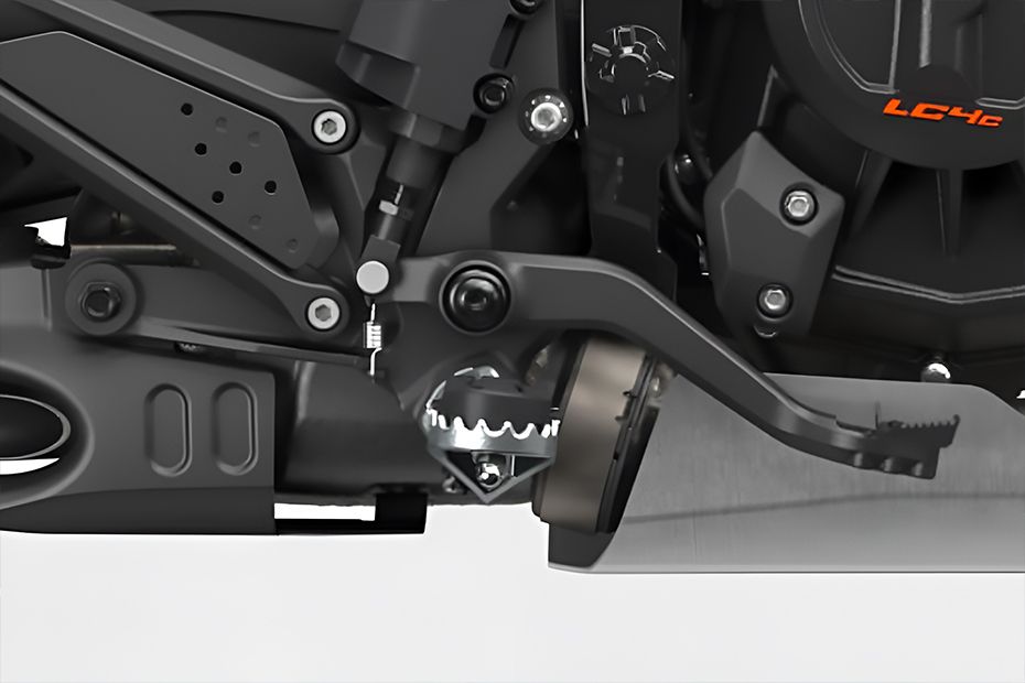 Gear Lever View of 390 Adventure X