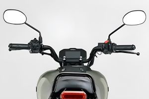 Handle Bar View of FZ-X Hybrid