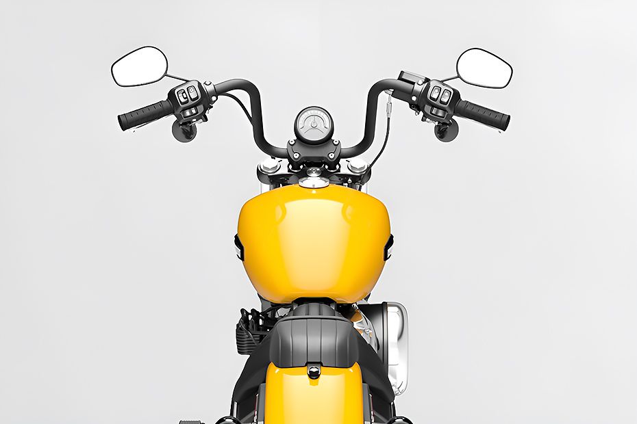 Handle Bar View of Street Bob