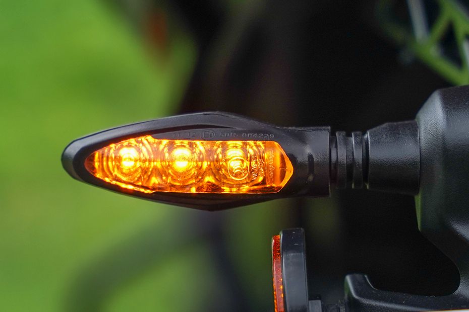 Rear Indicator View of Pulsar NS400Z