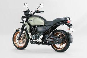 Rear Left View of FZ-X Hybrid