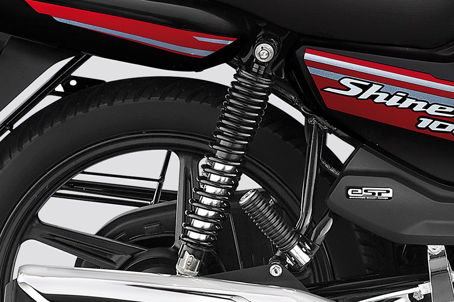 Rear Suspension View of Shine 100 DX