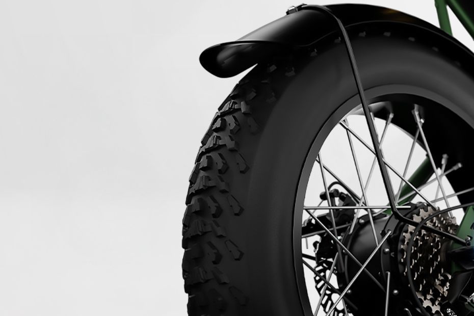 Rear Tyre View of Ranger