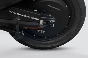 Rear Tyre View of Tennis 1500