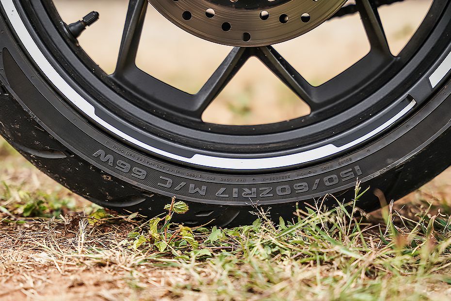 Rear Tyre View of F77 SuperStreet