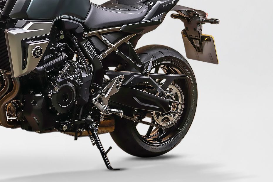 Rear Tyre View of GSX-8T