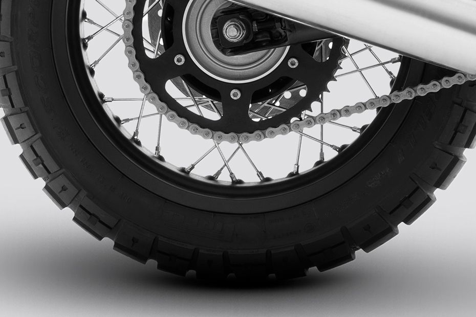 Rear Tyre View of Bantam 350