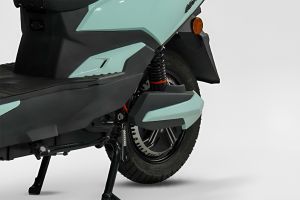 Rear Tyre View of Racer Neo