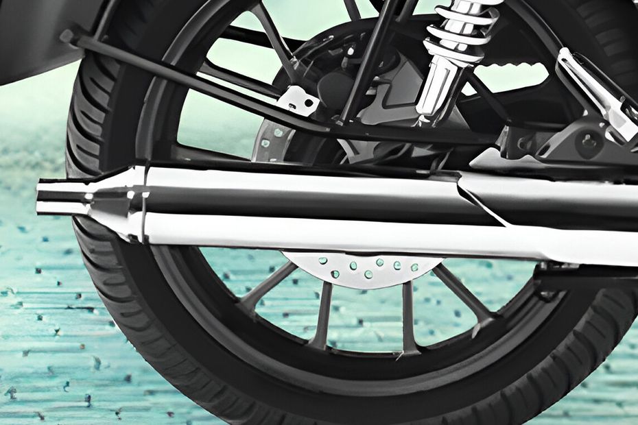 Exhaust View of CB350