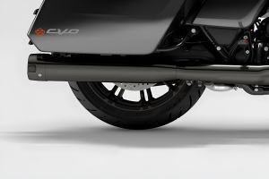 Exhaust View of CVO Street Glide