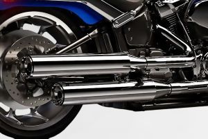 Exhaust View of Fat Boy