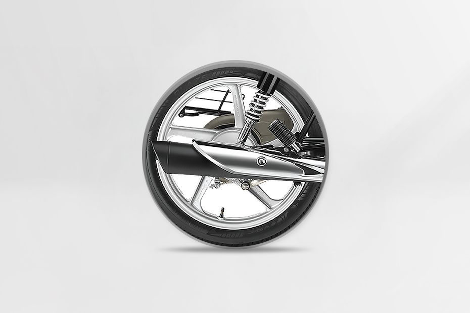 Exhaust View of Splendor Plus